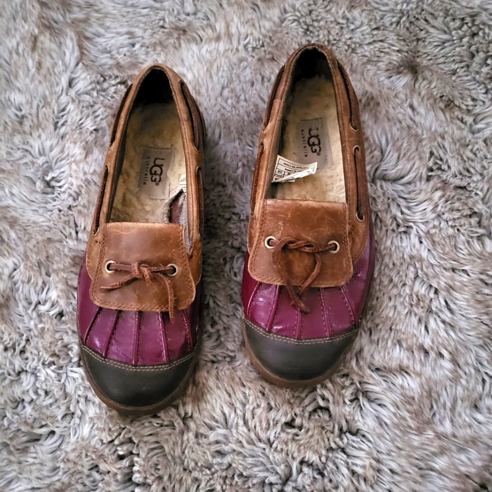 Ugg Women's Ashdale Purple Rain Shoes Sherpa Lined Style 1001768 Size 7